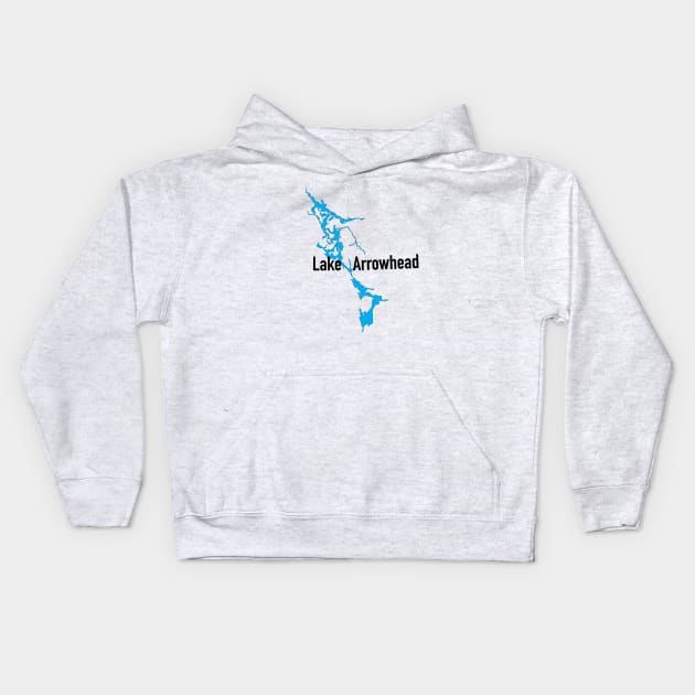 Lake Arrowhead Maine Kids Hoodie by ACGraphics